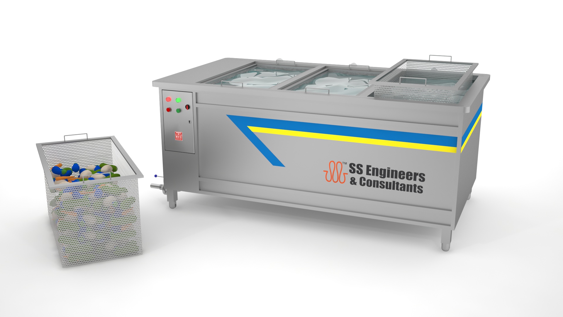 Dip Type Basket Washer(Basket Bubble Washer)